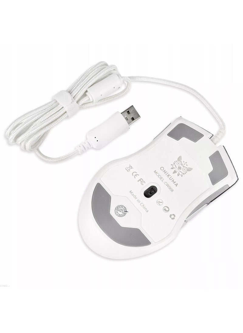 Andowl - QM1 RGB Gaming Mouse - 6400 DPI - Ultra Lightweight 75 Gram - 7 programmable keys - 3325 IC chip - Cable length 1.5m - Image 1