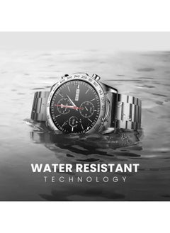 HiFuture FutureGo PRO Stainless Steel Smartwatch, 1.32 Inch FHD Screen, Black  - Image 3