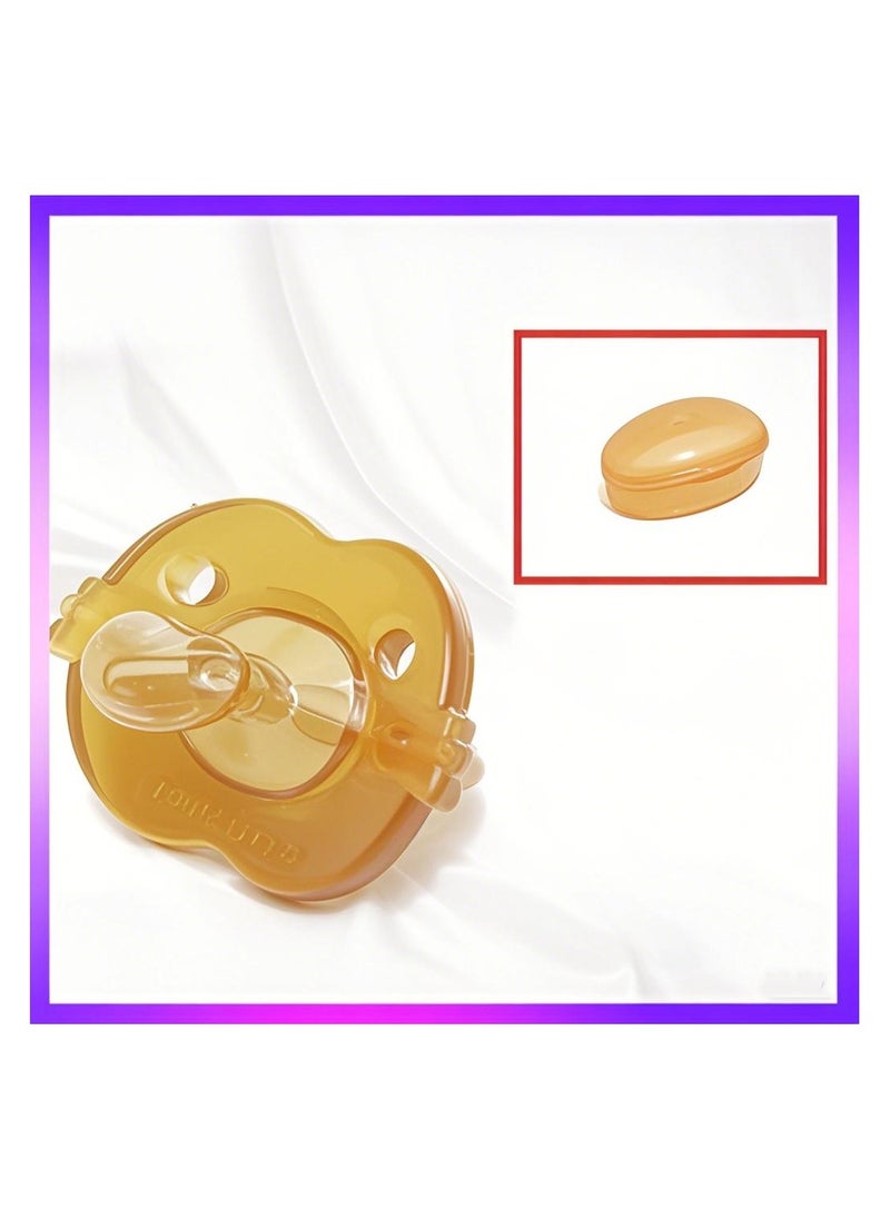 EXCLIFE Baby pacifier baby super soft imitation breast milk sleeping silicone pacifier  - Image 1