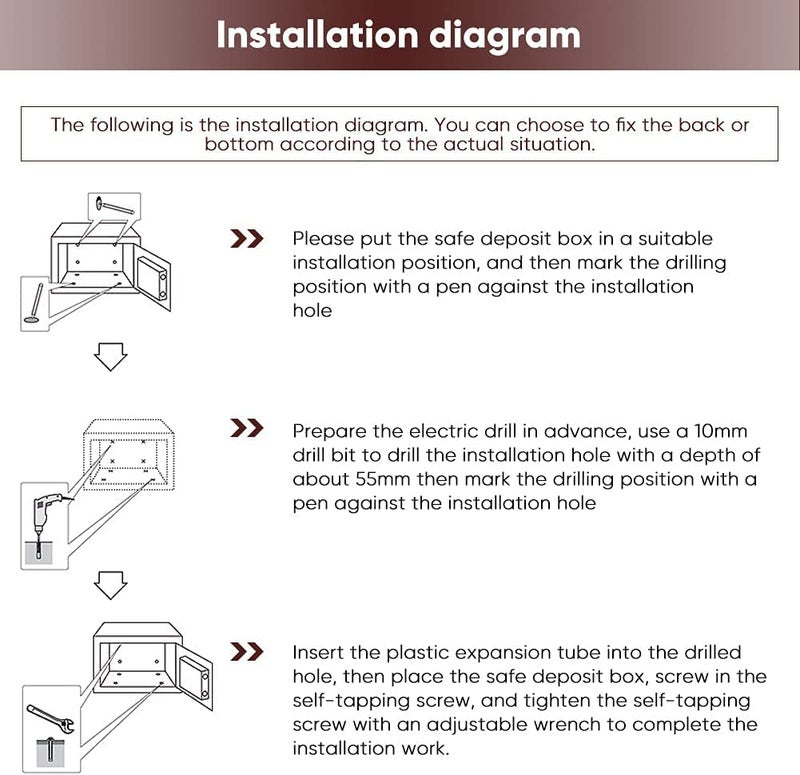 Ritmo Cubic Personal Home Safe Fireproof Waterproof with Fireproof Money Bag Fireproof Safe for Home with Removable Shelf Fireproof and Waterproof Safe for Money Firearm Cash Medicine Jewelry - Image 4