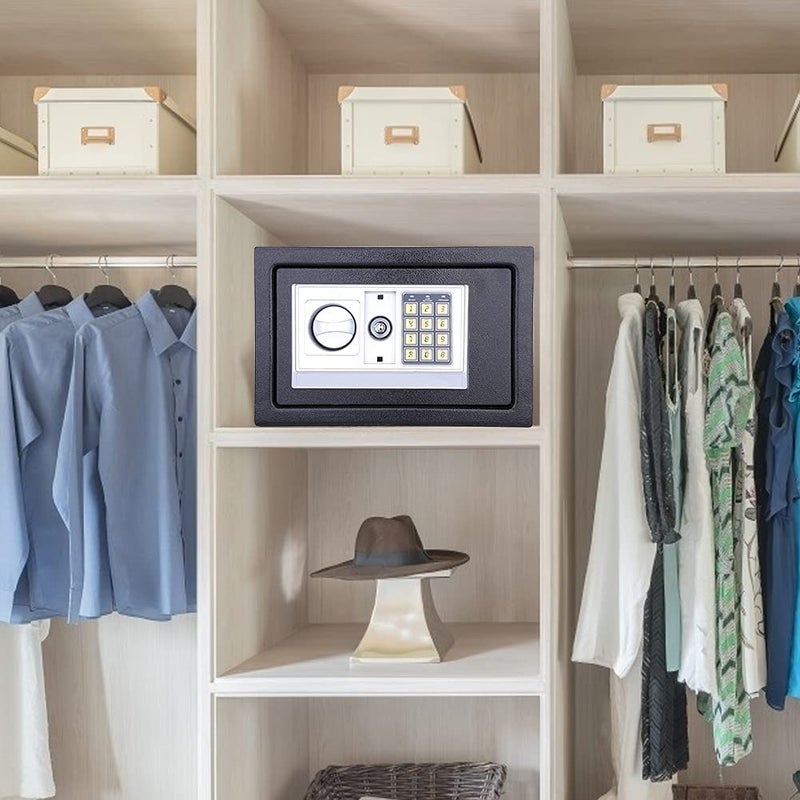 Ritmo Cubic Personal Home Safe Fireproof Waterproof with Fireproof Money Bag Fireproof Safe for Home with Removable Shelf Fireproof and Waterproof Safe for Money Firearm Cash Medicine Jewelry - Image 5