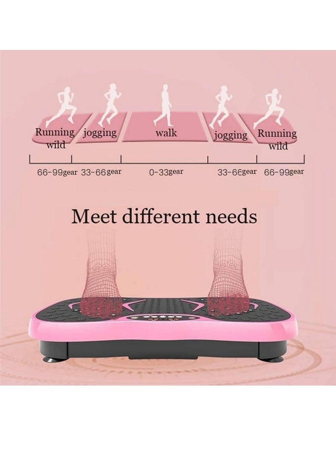 ماكس سترينث لوحة اهتزاز مع حزام منصة اهتزاز متحركة شديدة التحمل جهاز اهتزاز لكامل الجسم لفقدان الوزن - Image 4