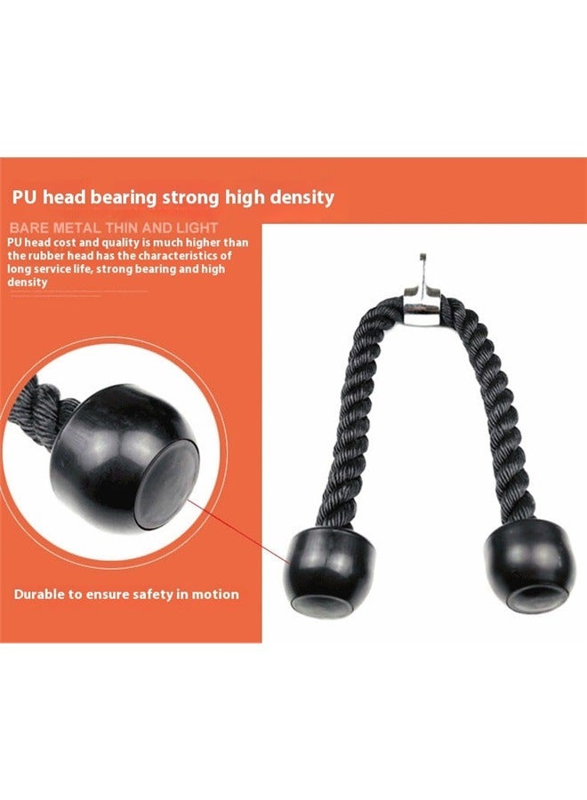 yongsheng Gym Pull Rope, Triceps Training Pull Cable Fitness Equipment Attachment，70cm Triceps Rope Cable Attachments – Versatile Home Gym Cable Machine Accessories – Pull Down Attachment for Enhanced Weight Fitness - Image 4