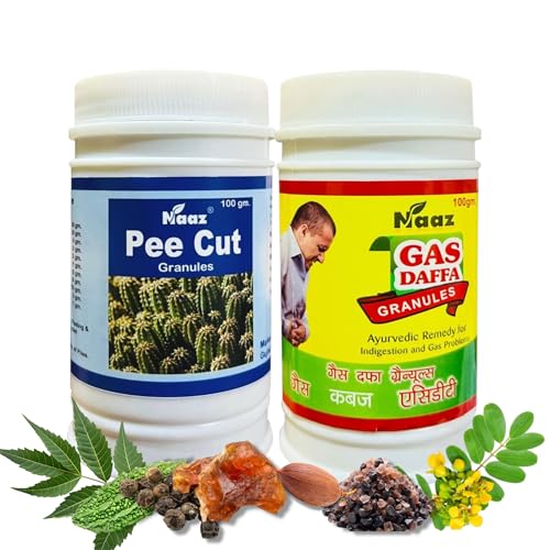 Naaz Peecut & Gasdaffa Granules Combo – Ayurvedic Remedy for Piles, Fissure, Fistula, Gas, Acidity, Bloating & Constipation Relief – Herbal Digestive & Anorectal Support for Men & Women - Image 1