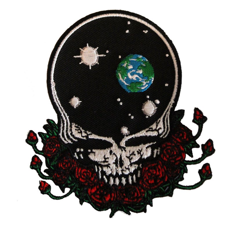 CD Visionary Application Grateful Dead Space Your Face 5 Patch Black