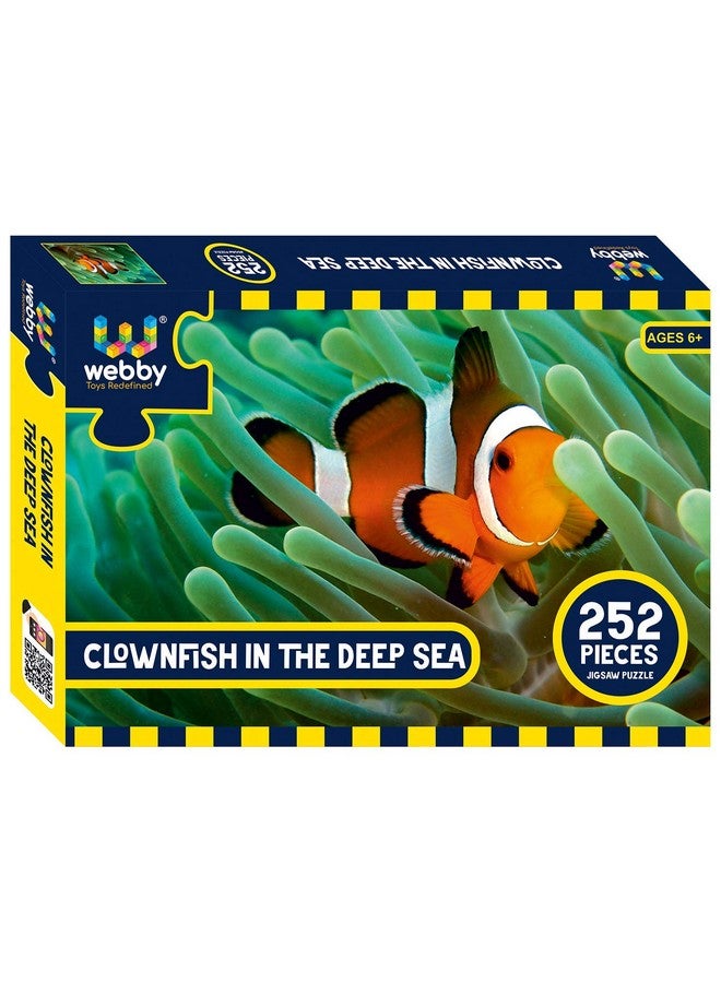 Webby Kids Clownfish in The Deep Sea Jigsaw Puzzle, 252 Pieces,Multicolor - Image 1