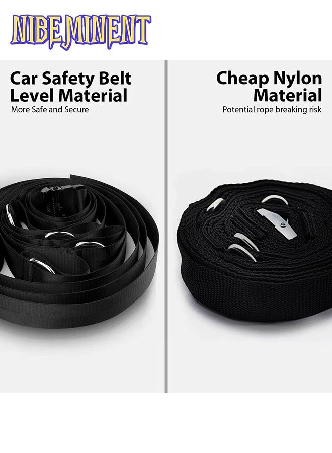 NIBEMINENT Door Anchor Strap for Resistance Bands, Portable Workout Resistance Band Door Anchors, Space Saving Easy Set Up Home Gym, Secure Multi Point Anchor Gym for Home Fitness - Image 2