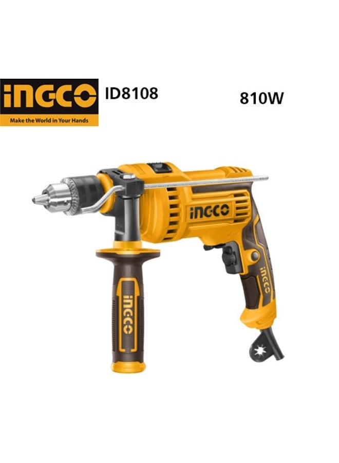 إنجكو إنغكو ID8108 مثقاب تأثير 810 واط بفتحة 13 مم – سرعة متغيرة ووظيفة مطرقة - Image 3
