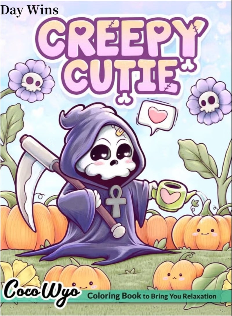فوز اليوم Creepy Cutie: Coloring Book for Adults and Teens Featuring Goth Kawaii and Spooky Cute Creatures of All Kinds and Many More - Image 1