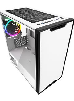غاز حافظة كمبيوتر سطح المكتب للألعاب مع زجاج مقسى | هيكل MATX | 1 مراوح تبريد مشمولة | تصميم أنيق وواسع  - Image 2