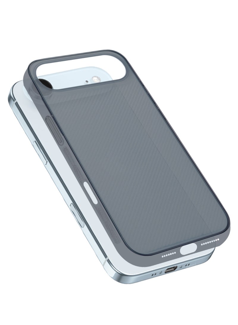 CATANES 3 Packs Case Cover for iPhone 17 Air - Sturdy Durable Ultra-Thin Case - Air Skin Line Design Transparent Back Cover - Drop Protection Cover  with Two 3D Screen Protectors - Midnight Blue - Image 5