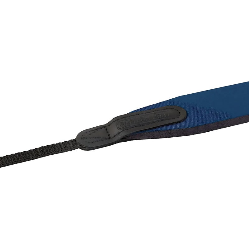 OP/TECH USA حزام عنق نيونبرين E-Z Comfort من OP/TECH USA – لكاميرات DSLR، الكاميرات بدون مرآة، المناظير، طول قابل للتعديل، خفيف الوزن، دعم كتف مبطن، ملاءمة عالمية، يدعم حتى 7 أرطال، أزرق - Image 2