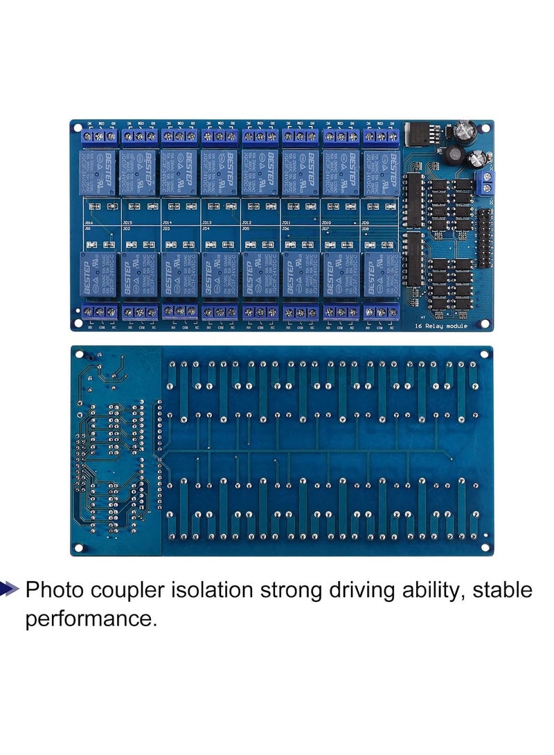 Relay Module 16 Channel 24V Low Level Trigger Module