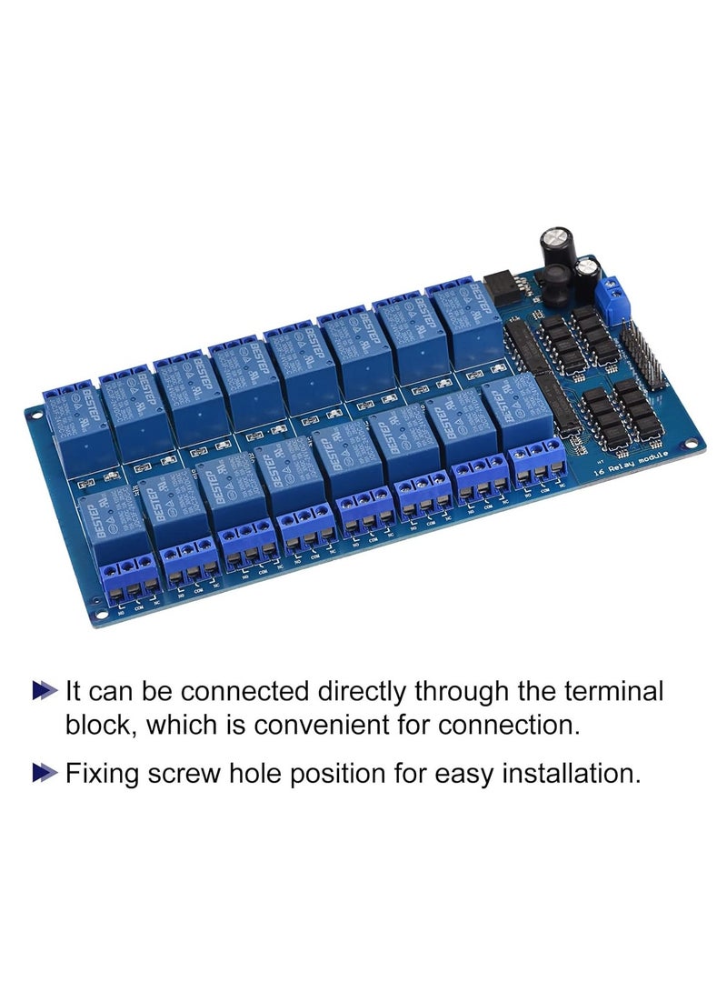 Relay Module 16 Channel 24V Low Level Trigger Module