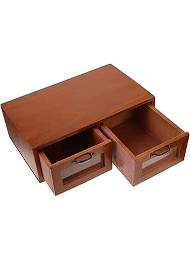 Adjustable Monitor Stand with Storage Shelf for Home Office Desk Organization - Image 1