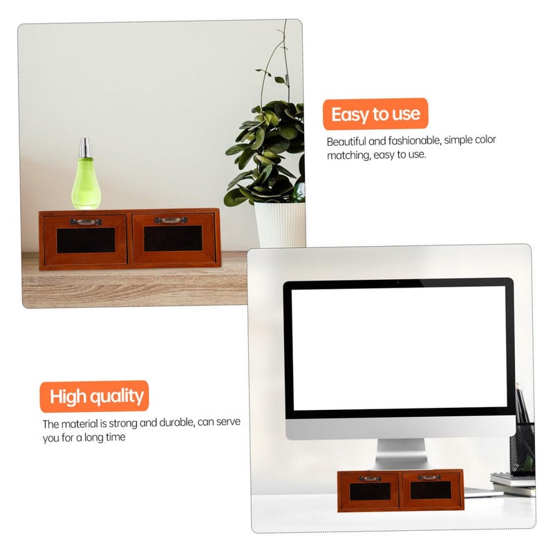 Adjustable Monitor Stand with Storage Shelf for Home Office Desk Organization - Image 5