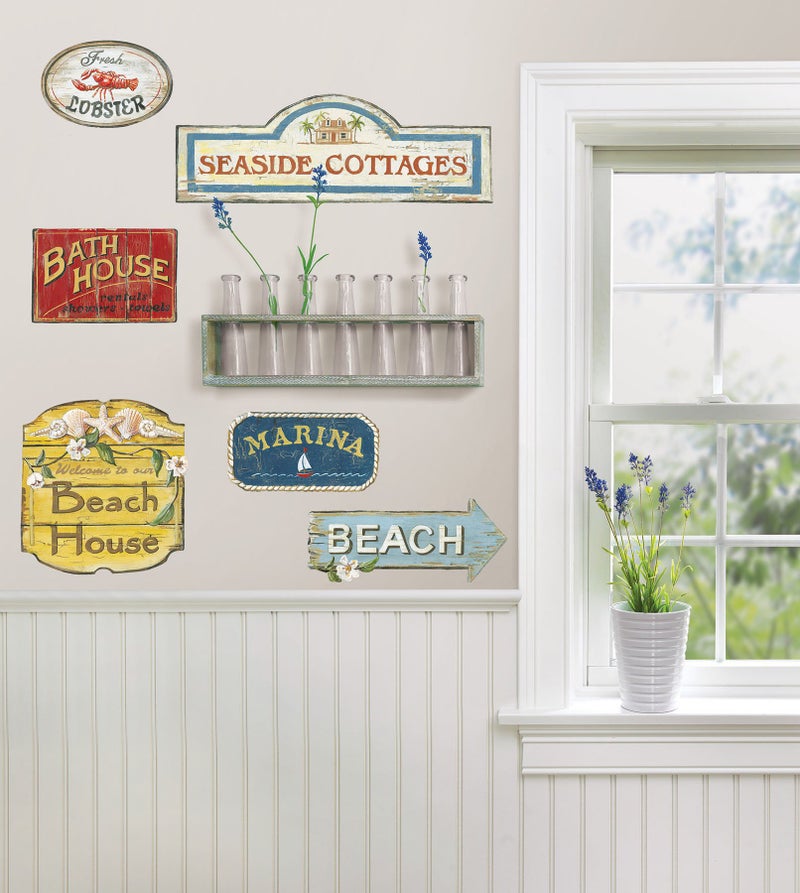 WallPops WD1358 Beach Wall Decals, Multicolor - Image 2