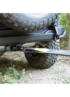 AUTOSMART Double Web Loop End Tow Strap Recovery Kit Yellow and Black 3 x 360 Inch CT33028  - Image 2