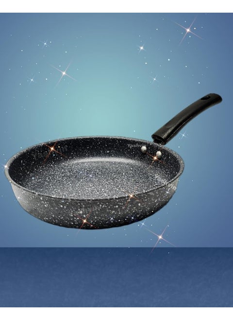 Frying Pan NonStick 2Way Fry Pan with Induction Bottom with Granite Finish Omlette Pan Non Stick Egg Pan Induction Gas Fry Pan Fish Pan AY8268