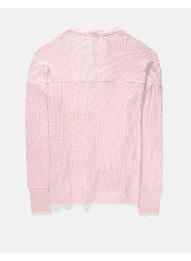 Aerie Button Detail T-shirt