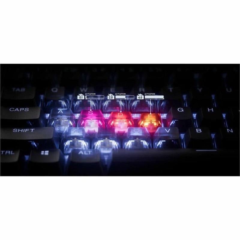 SteelSeries Apex Pro Mini Gen 3 OmniPoint 3.0 HyperMagnetic Switches — Adjustable Actuation — Rapid Trigger — Game-Ready Presets — Protection Mode — Rapid Tap/SOCD — RGB — PBT Keycaps — USB-C - Image 2
