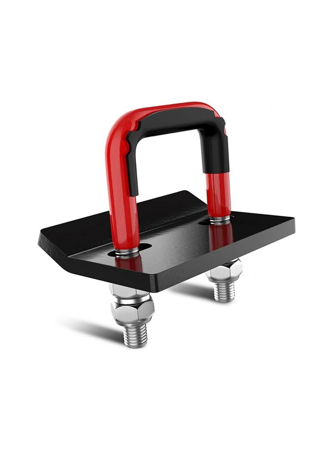 Generic Hitch Tightener Clamp, Heavy Duty Hitch Stabilizer for 1.25" and 2" Trailer Hitches, Rubber Isolator and Double Coating Protective (Color : Red)  - Image 1
