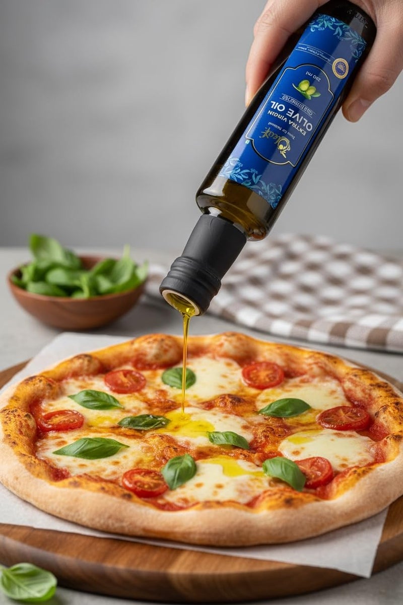 OLEAF Extra Virgin Olive Oil - 250 ML Glass Bottle | Imported Pure olive oil from Greece | 100% Natural and Healthy | Premium olive oil for cooking and other uses (250 ml) - Image 5