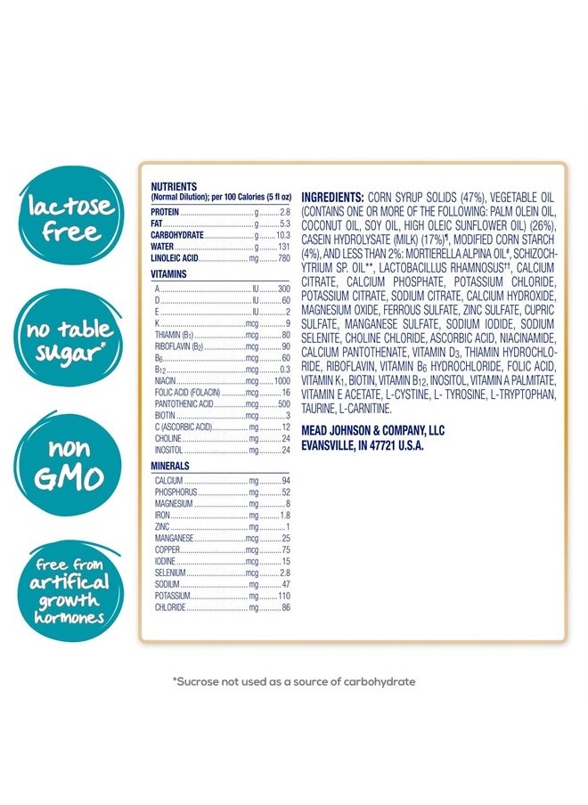 Enfamil - Nutramigen Hypoallergenic Baby Formula, Lactose Free, Colic Relief from Cow's Milk Allergy Stars in 24 Hours, Brain Building Omega-3 DHA, Probiotic LGG for Immune Support, 111.2 Oz - Image 1