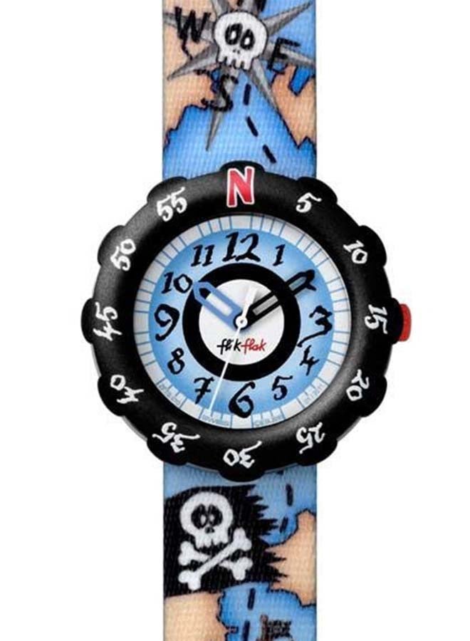 Swatch ساعة يد مقاومة للماء بحركة كوارتز للصيد على البحر - 33 مم - Image 1
