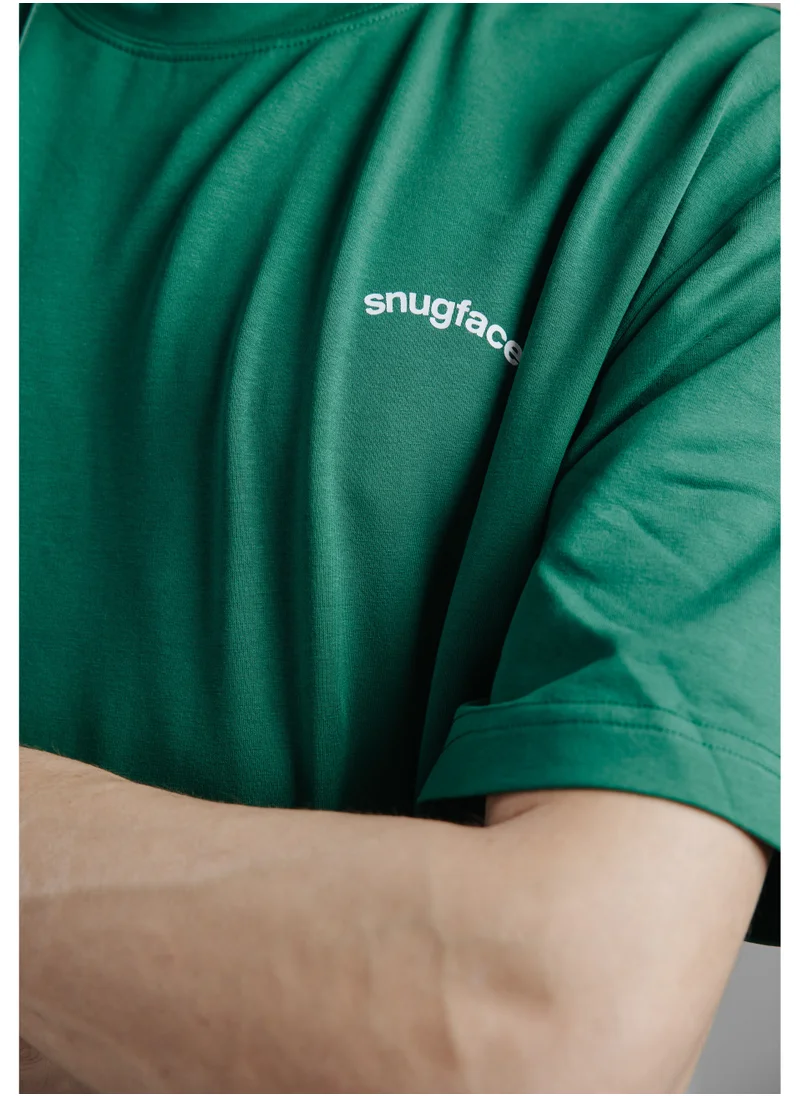 سناج فيس Snugface The Printed Oversized Tshirts, Green, SF15-3GRN-M
