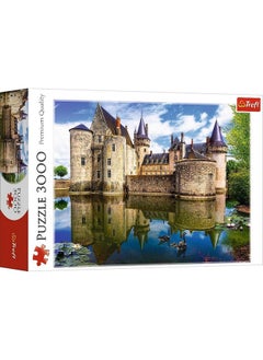 Trefl Trefl Castle in Sully-sur-Loire, France 3000 Piece Jigsaw Puzzle Red 46"x33" Print, DIY Puzzle, Creative Fun, Classic Puzzle for Adults and Children from 15 Years Old  - Image 1