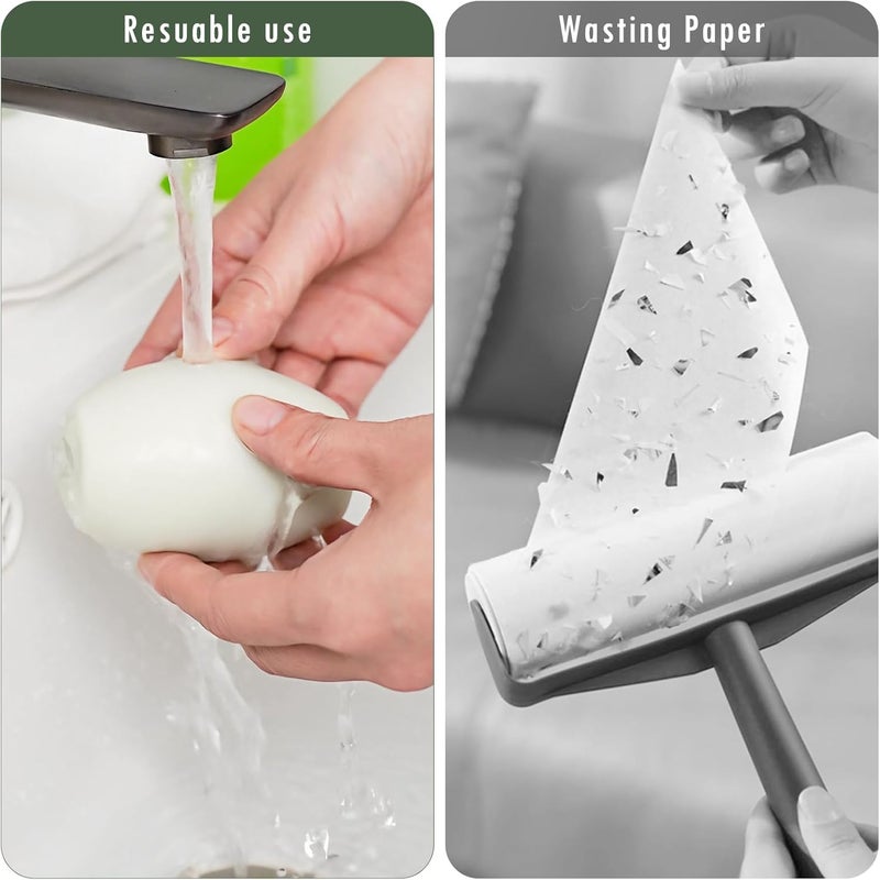 MVM Enterprise Lint Roller Ball Sticky Reusable Washable Portable Lint Remover for Clothes Lynch Remover Ball Gel Lint Roller for Clothes Dust Pet Hair Fur Remover from Clothes Lint Remover Ball - Image 4