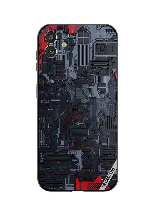 VR CREATIVE Protective Case Cover For Samsung Galaxy F14 Tech Design Multicolour - Image 1