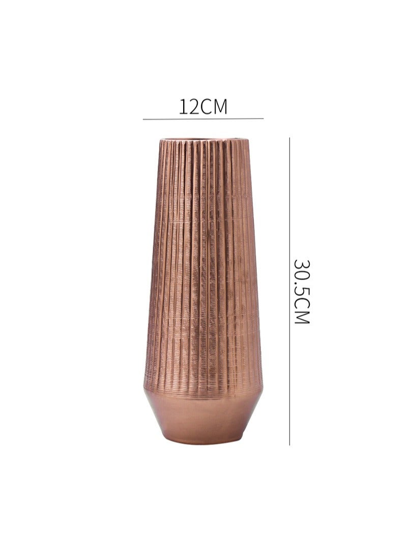 شور مزهرية خزفية بسيطة حديثة إبداعية مقاس 12 سم، مزهرية فنية للحياة، مزهرية فنية للحياة، مزهرية لتزيين غرفة المعيشة وغرفة النوم وترتيب الزهور - Image 3