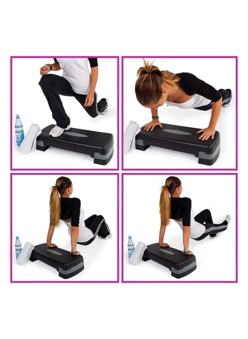 BLOOMING TIME Multi-Level Fitness Training Equipment, Stepper with 2 Adjustable Levels, Perfect for Home Gym, Cardio, Ballistic Exercises, Pilates, and Yoga - Image 4
