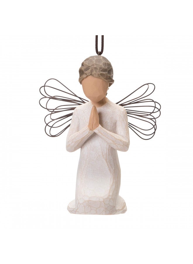 Willow Tree تمثال ملائكة الصلاة من شجرة الصفصاف، تمثال منحوت ومطلي باليد - Image 1