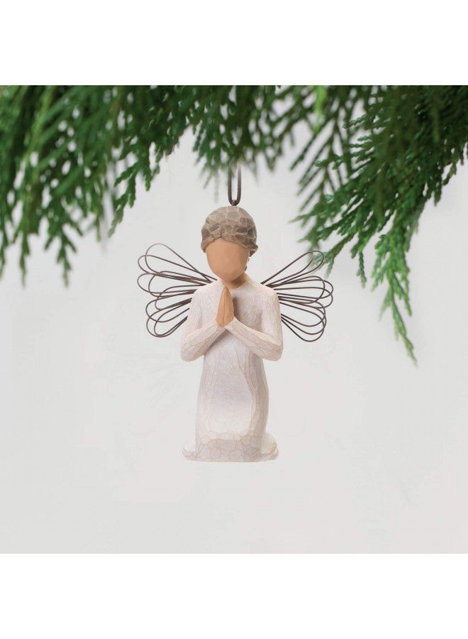 Willow Tree تمثال ملائكة الصلاة من شجرة الصفصاف، تمثال منحوت ومطلي باليد - Image 2