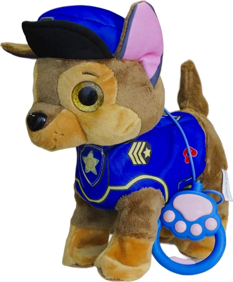 Mj Toys Paw Patrol Dog Walking, Barking Musical Leash Controlled Plush Toy