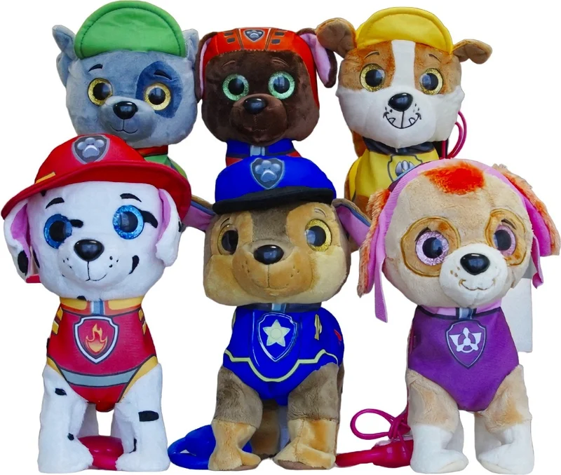 Mj Toys Paw Patrol Dog Walking, Barking Musical Leash Controlled Plush Toy