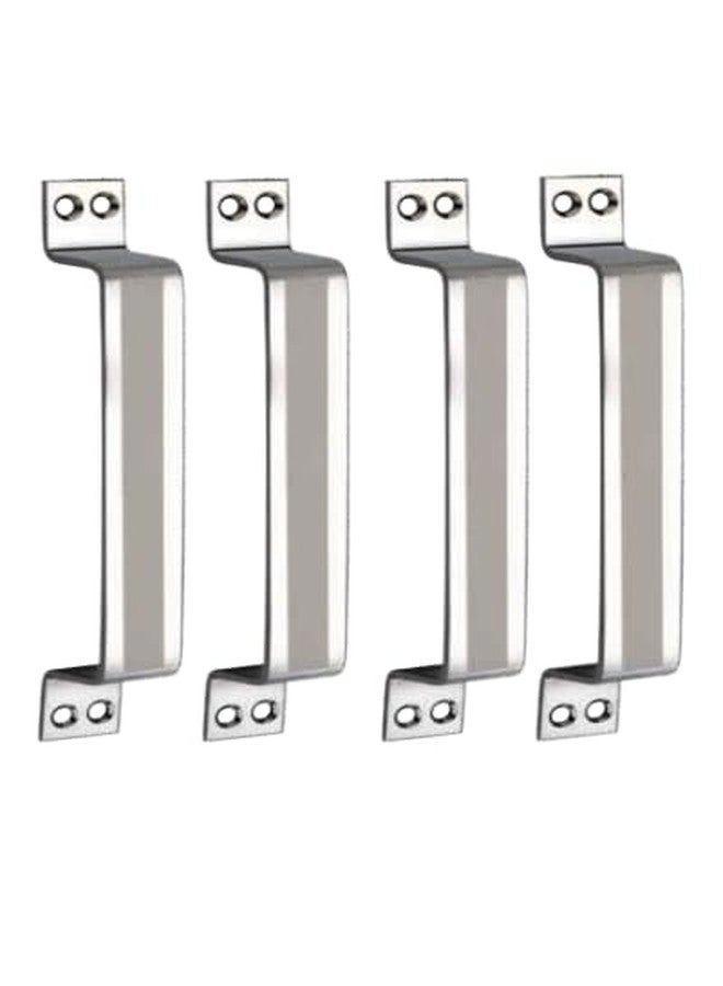 Harrison BH 0768 5 Inch Stainless Steel Dual Tone Finish Door Kit Handle/Door and Window Handle for Home & Kitchen Doors/Cabinet/Window Handles (4 Pc Pack)