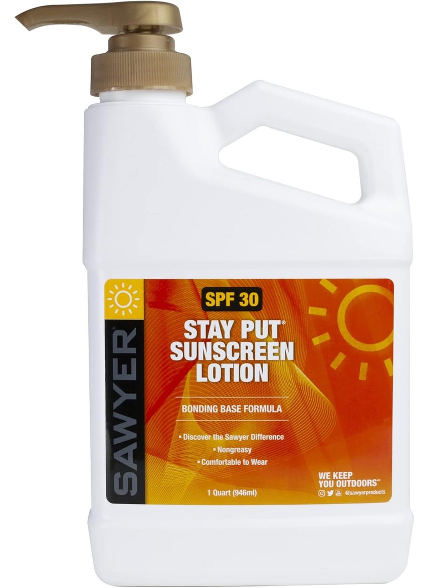 Sawyer Products - Sawyer Products SPF 30 StayPut Sunscreen Lotion - Image 1