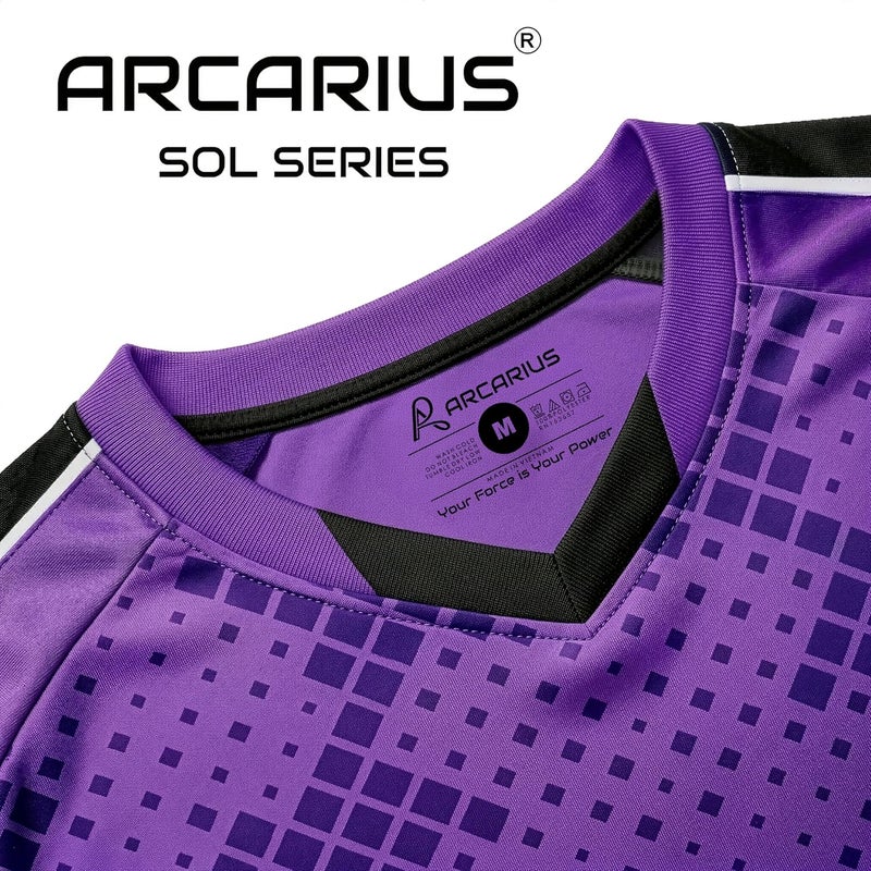 Arcarius Men's Invictus SOL Athletic Sports Jersey - Cooling, Breathable, Comfort - Image 2
