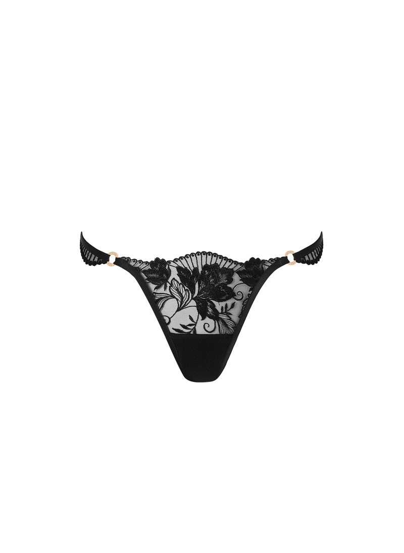 BLUEBELLA - Mesh Detail High Leg Brief - Image 1
