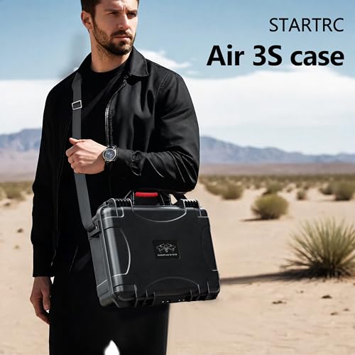 STARTRC حافظة STARTRC Air 3S، حافظة صلبة مقاومة للماء لجهاز DJI Fly More Combo، متوافقة مع الملحقات، جهاز التحكم RC 2/RC/RC-N3/N2، محطة الشحن - Image 5