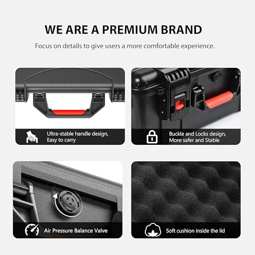 STARTRC حافظة STARTRC Air 3S، حافظة صلبة مقاومة للماء لجهاز DJI Fly More Combo، متوافقة مع الملحقات، جهاز التحكم RC 2/RC/RC-N3/N2، محطة الشحن - Image 4