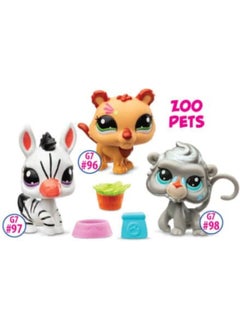 Littlest Pet Shop Minis 3-Piece Figure Set S2 - Rabbit - Woodpecker - Squirrel - 5 cm Minis  - Image 2