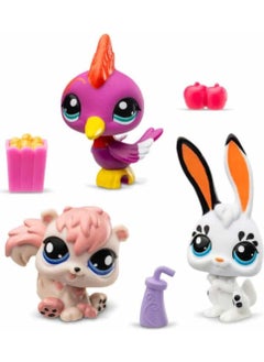 Littlest Pet Shop Minis 3-Piece Figure Set S2 - Rabbit - Woodpecker - Squirrel - 5 cm Minis  - Image 3