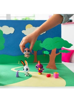 Littlest Pet Shop Minis 3-Piece Figure Set S2 - Rabbit - Woodpecker - Squirrel - 5 cm Minis  - Image 5
