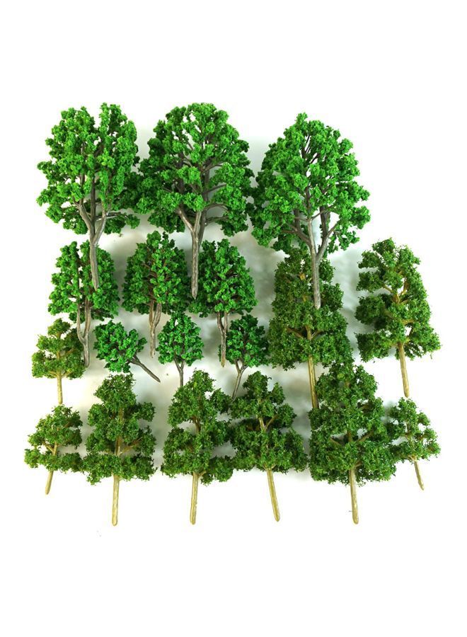 NIBEMINENT 18-Piece Artificial Model Tree Set - Image 1