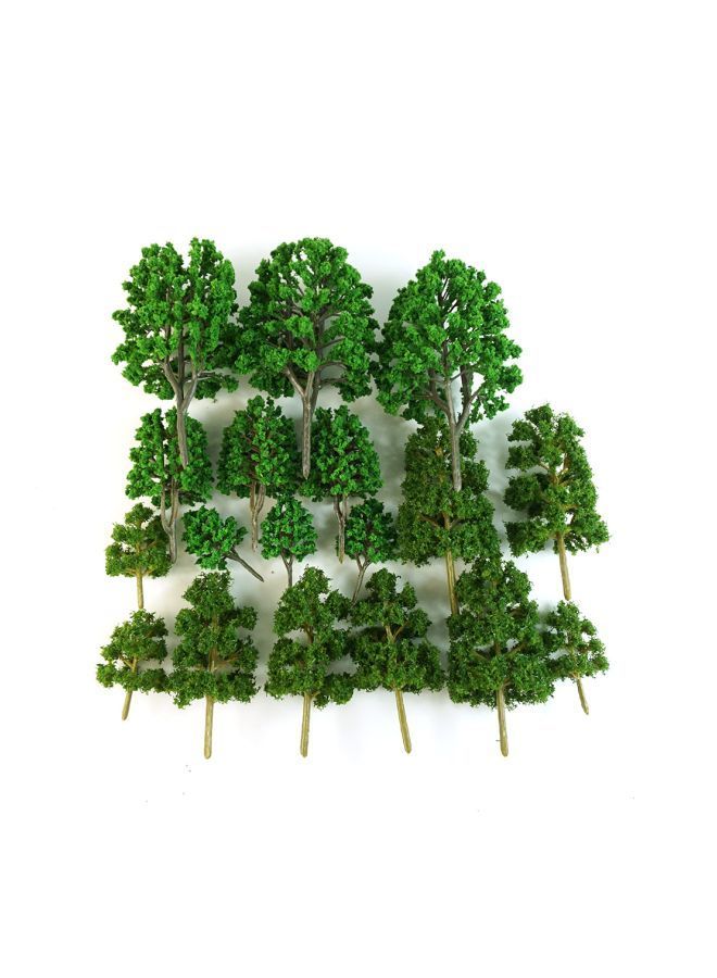 NIBEMINENT 18-Piece Artificial Model Tree Set - Image 2